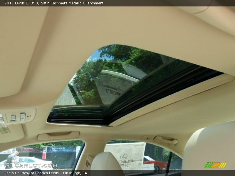 Satin Cashmere Metallic / Parchment 2011 Lexus ES 350