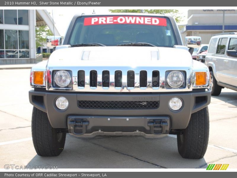 Silver Stone Metallic / Ebony/Pewter 2010 Hummer H3