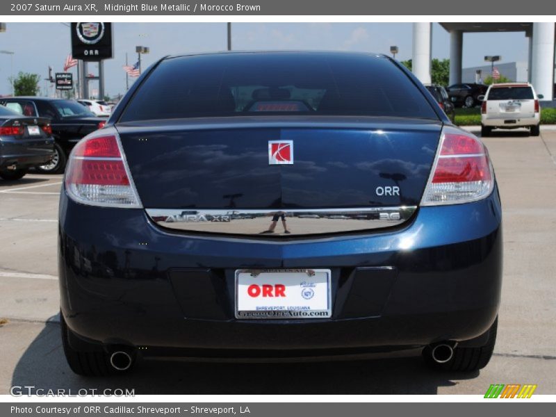 Midnight Blue Metallic / Morocco Brown 2007 Saturn Aura XR