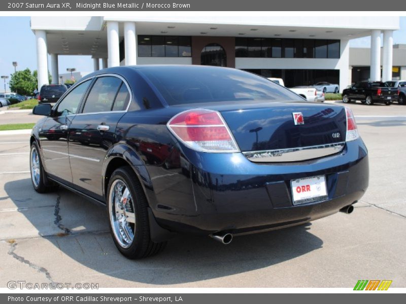 Midnight Blue Metallic / Morocco Brown 2007 Saturn Aura XR
