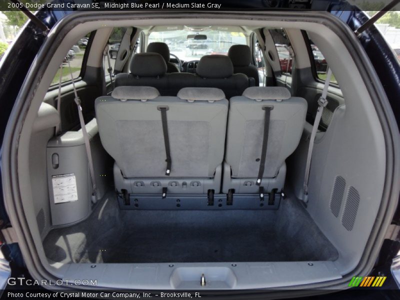 Midnight Blue Pearl / Medium Slate Gray 2005 Dodge Grand Caravan SE