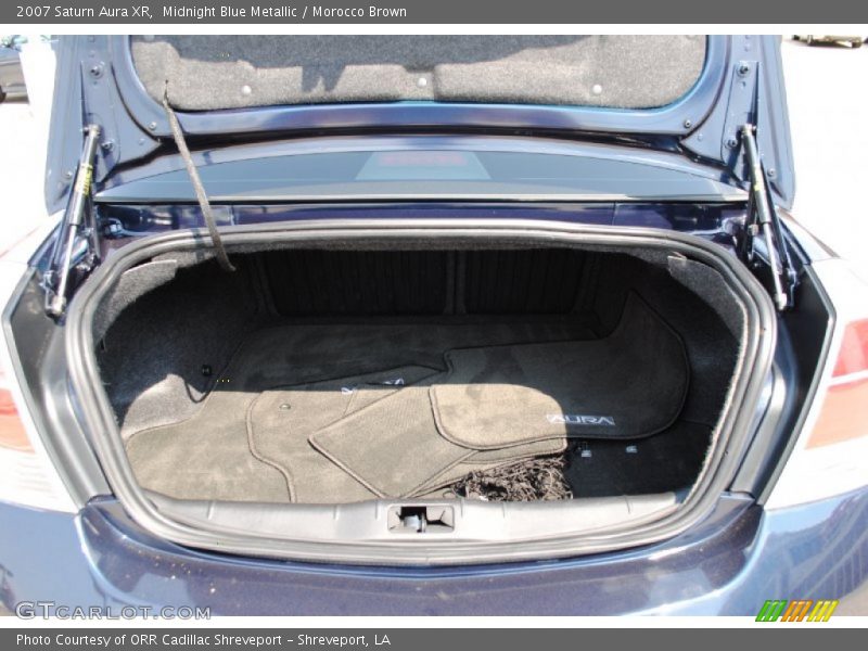 Midnight Blue Metallic / Morocco Brown 2007 Saturn Aura XR
