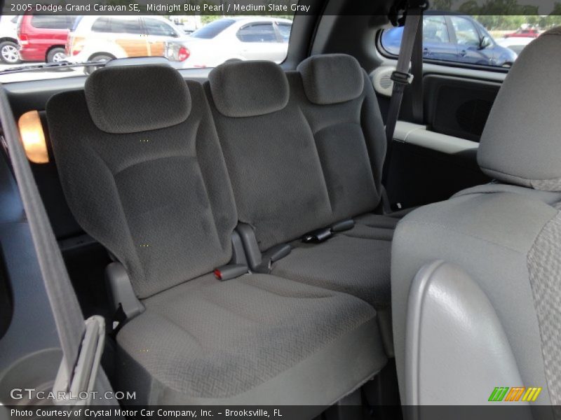 Midnight Blue Pearl / Medium Slate Gray 2005 Dodge Grand Caravan SE