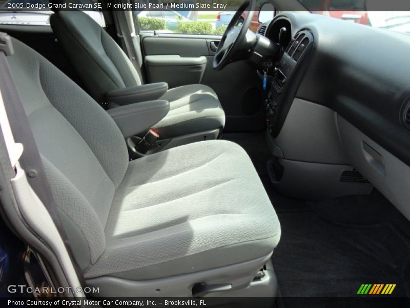 Midnight Blue Pearl / Medium Slate Gray 2005 Dodge Grand Caravan SE