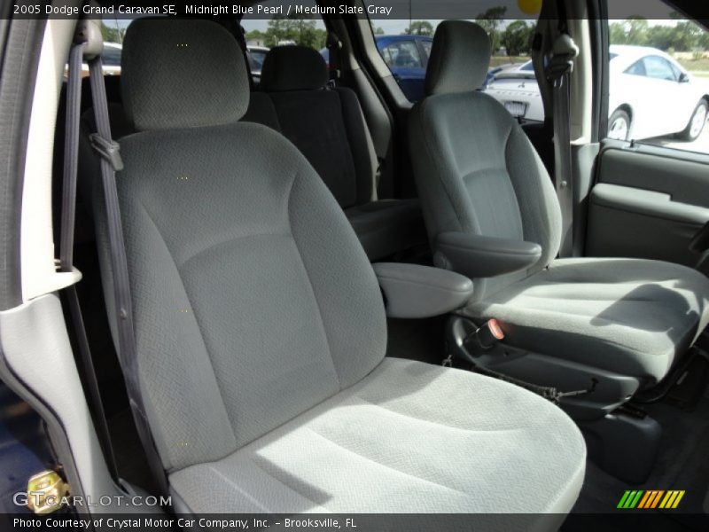 Midnight Blue Pearl / Medium Slate Gray 2005 Dodge Grand Caravan SE