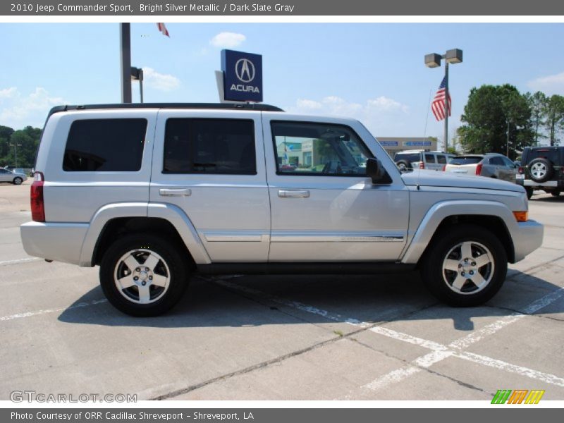Bright Silver Metallic / Dark Slate Gray 2010 Jeep Commander Sport