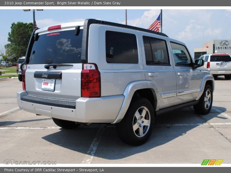 Bright Silver Metallic / Dark Slate Gray 2010 Jeep Commander Sport
