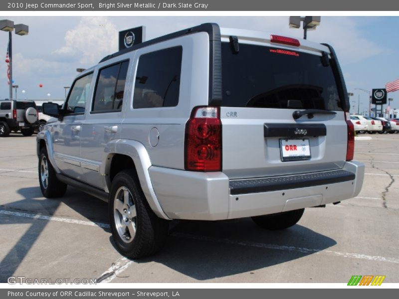 Bright Silver Metallic / Dark Slate Gray 2010 Jeep Commander Sport