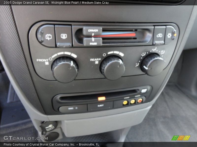 Midnight Blue Pearl / Medium Slate Gray 2005 Dodge Grand Caravan SE