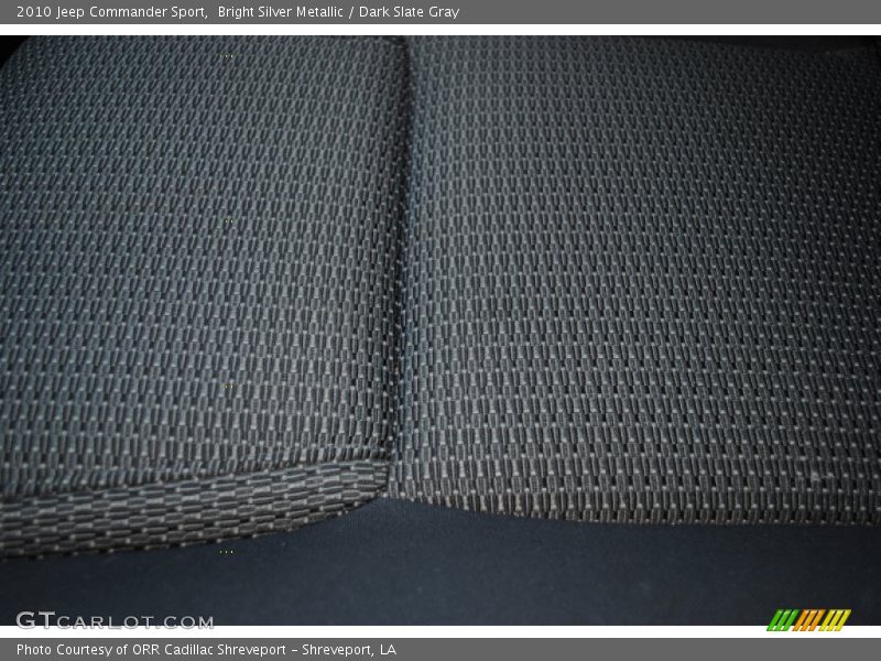 Bright Silver Metallic / Dark Slate Gray 2010 Jeep Commander Sport