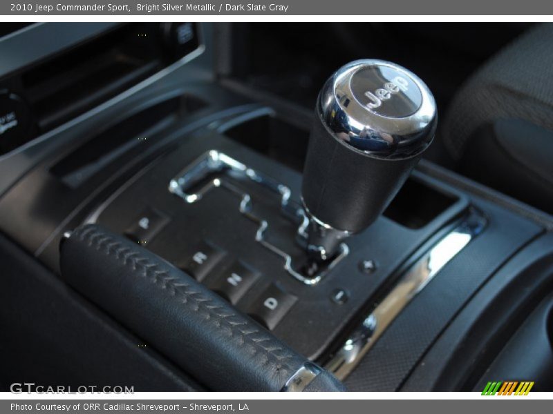 Bright Silver Metallic / Dark Slate Gray 2010 Jeep Commander Sport