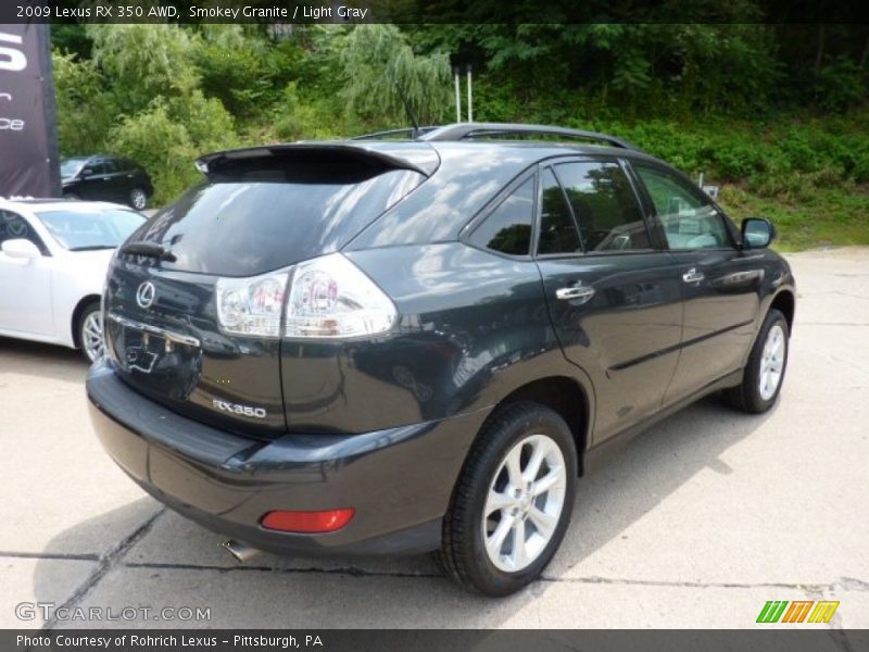 Smokey Granite / Light Gray 2009 Lexus RX 350 AWD