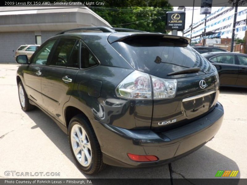 Smokey Granite / Light Gray 2009 Lexus RX 350 AWD