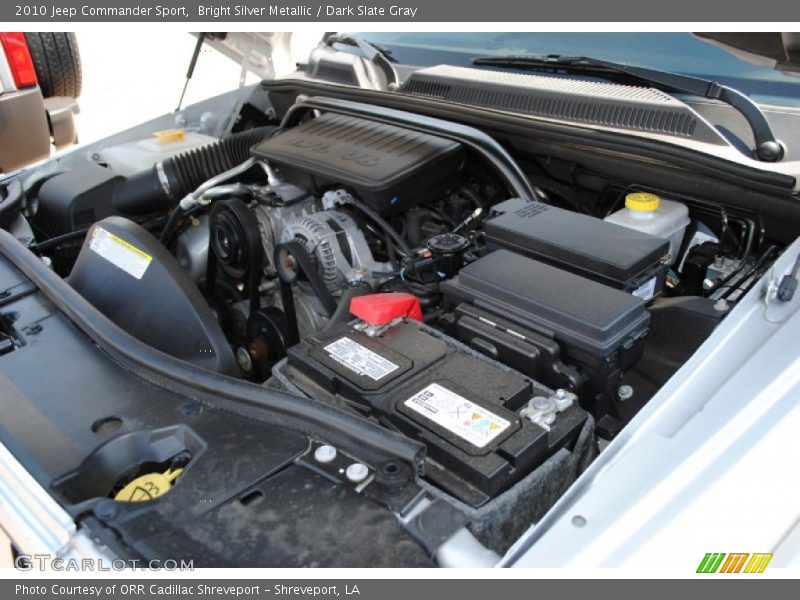 Bright Silver Metallic / Dark Slate Gray 2010 Jeep Commander Sport