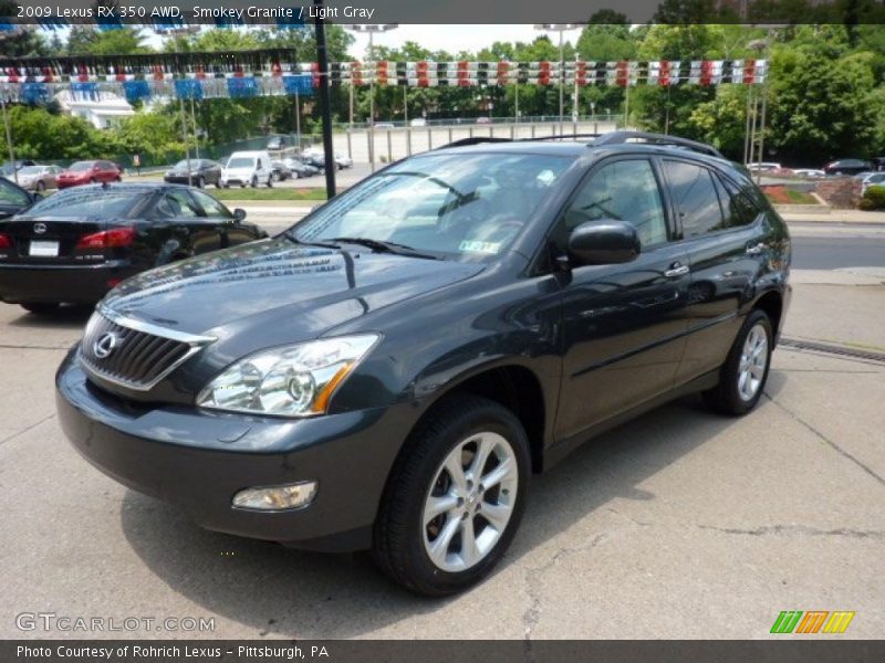 Smokey Granite / Light Gray 2009 Lexus RX 350 AWD