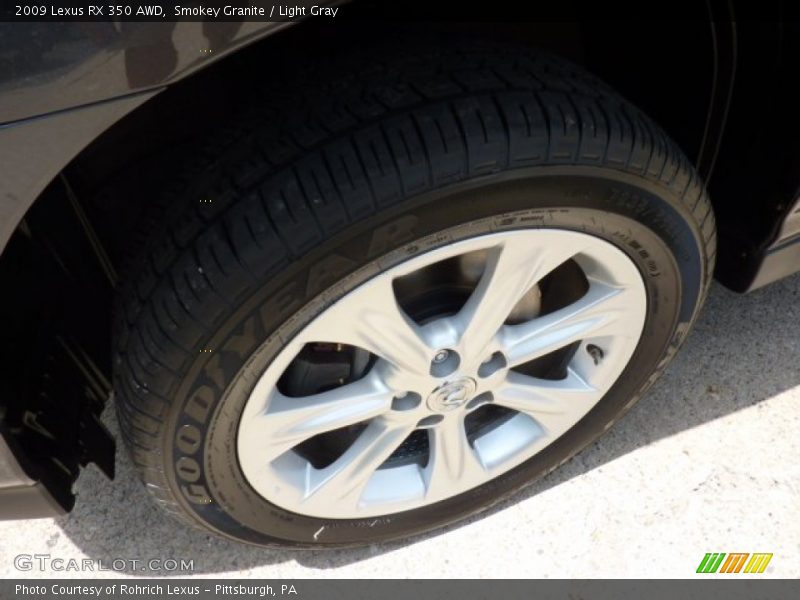 Smokey Granite / Light Gray 2009 Lexus RX 350 AWD