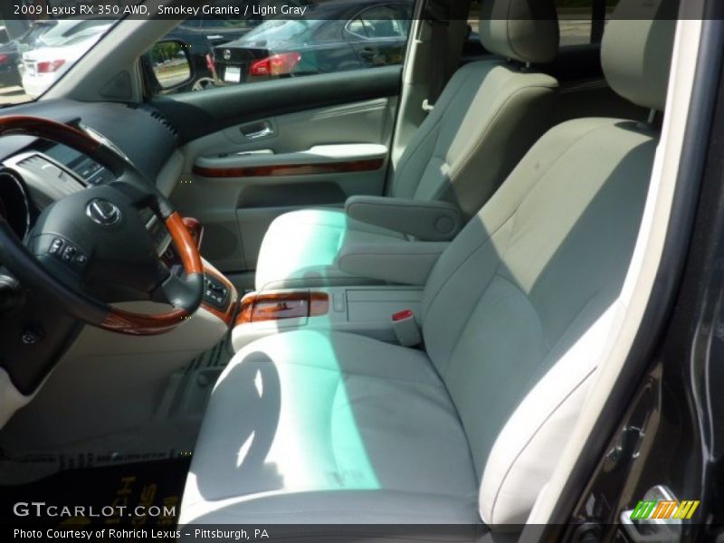 Smokey Granite / Light Gray 2009 Lexus RX 350 AWD