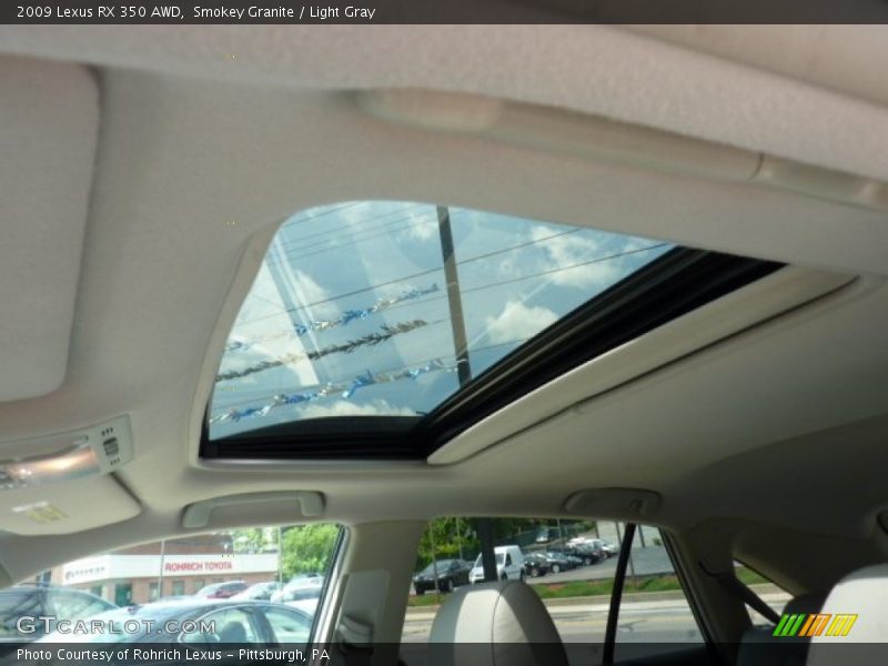 Smokey Granite / Light Gray 2009 Lexus RX 350 AWD