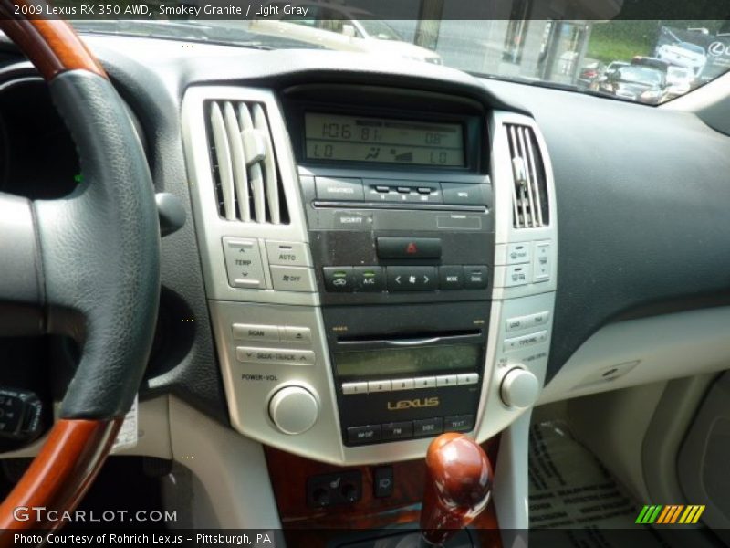 Smokey Granite / Light Gray 2009 Lexus RX 350 AWD