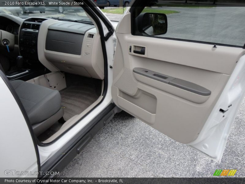 White Suede / Stone 2010 Ford Escape XLS