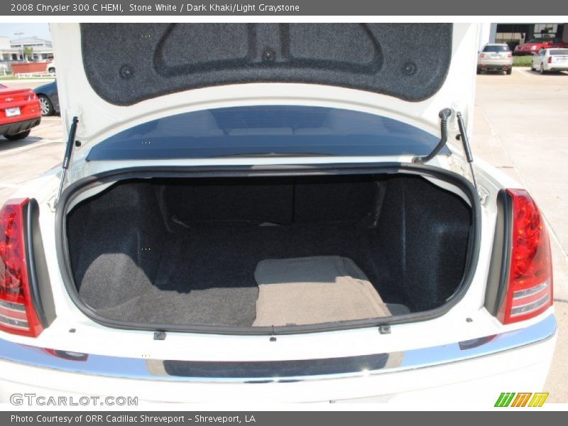 Stone White / Dark Khaki/Light Graystone 2008 Chrysler 300 C HEMI