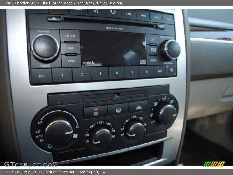 Stone White / Dark Khaki/Light Graystone 2008 Chrysler 300 C HEMI