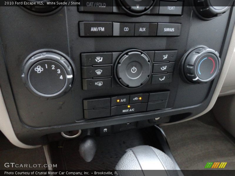 Controls of 2010 Escape XLS