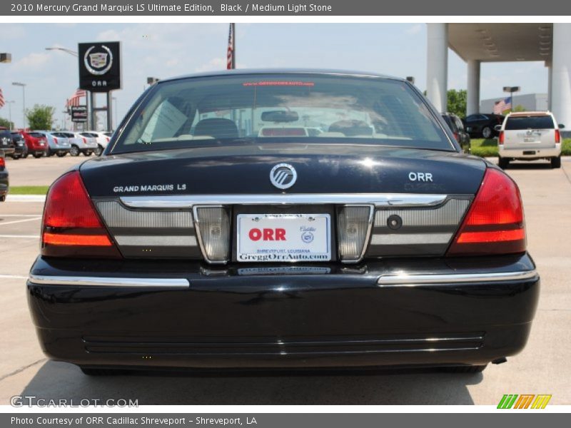 Black / Medium Light Stone 2010 Mercury Grand Marquis LS Ultimate Edition