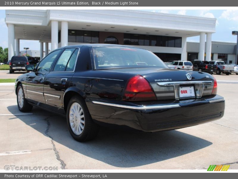 Black / Medium Light Stone 2010 Mercury Grand Marquis LS Ultimate Edition