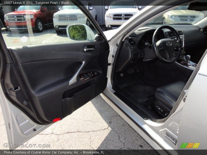 Tungsten Pearl / Black 2007 Lexus IS 350