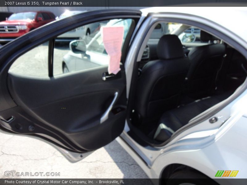 Tungsten Pearl / Black 2007 Lexus IS 350