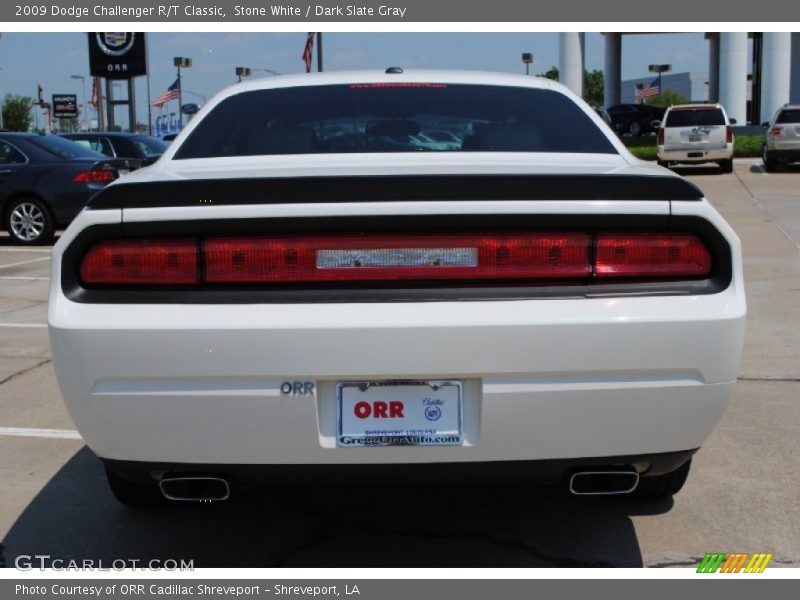 Stone White / Dark Slate Gray 2009 Dodge Challenger R/T Classic