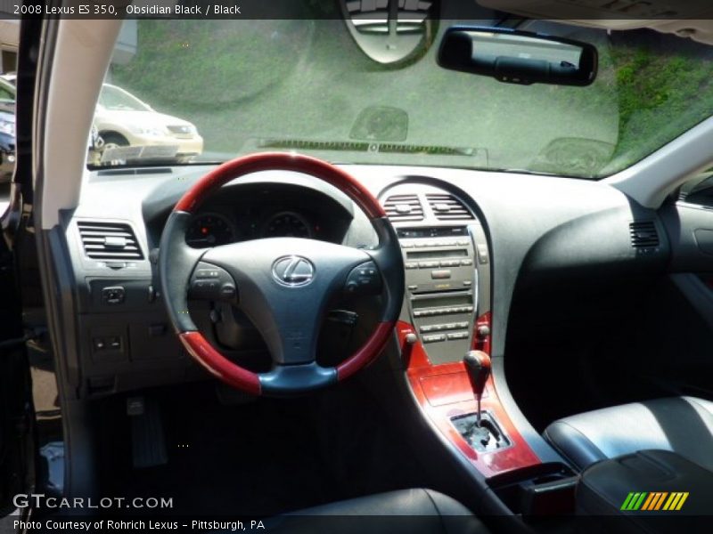 Obsidian Black / Black 2008 Lexus ES 350