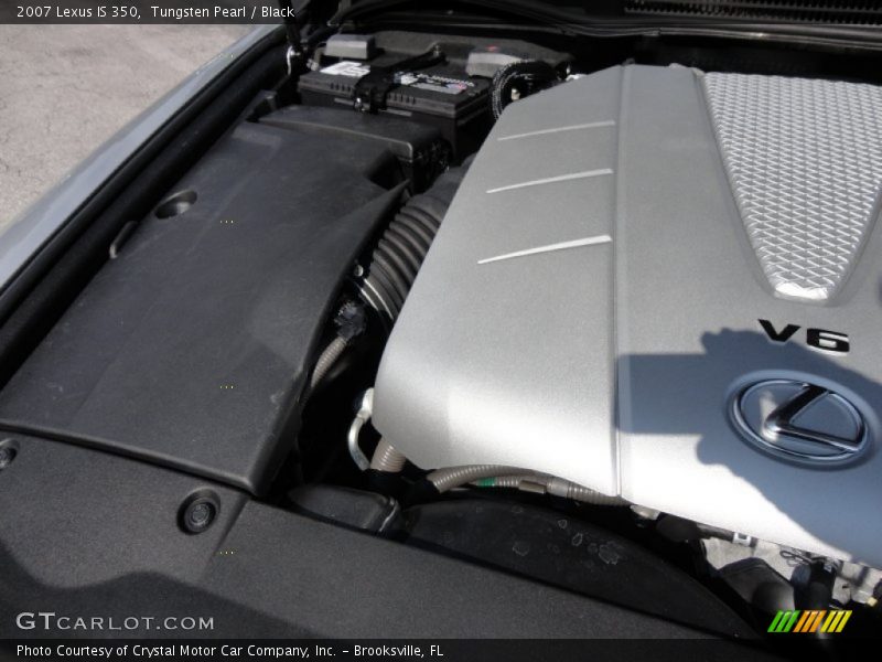 Tungsten Pearl / Black 2007 Lexus IS 350