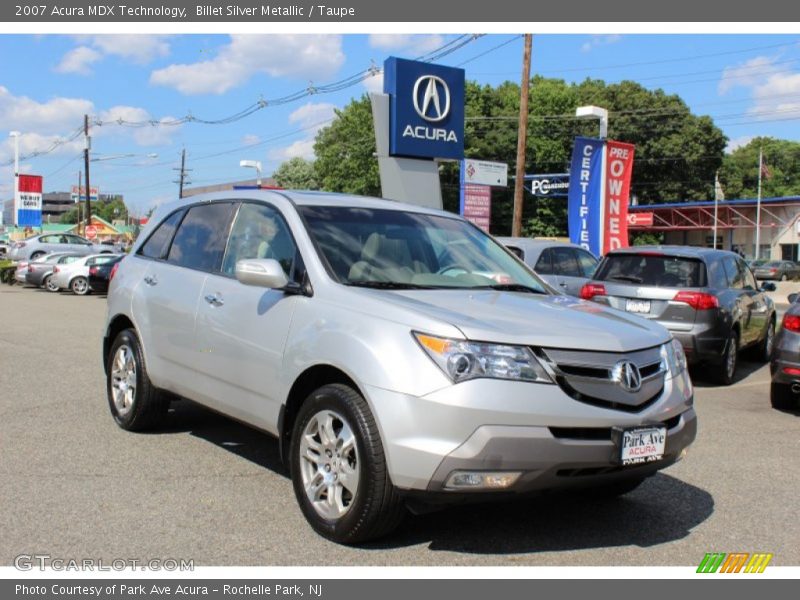 Billet Silver Metallic / Taupe 2007 Acura MDX Technology