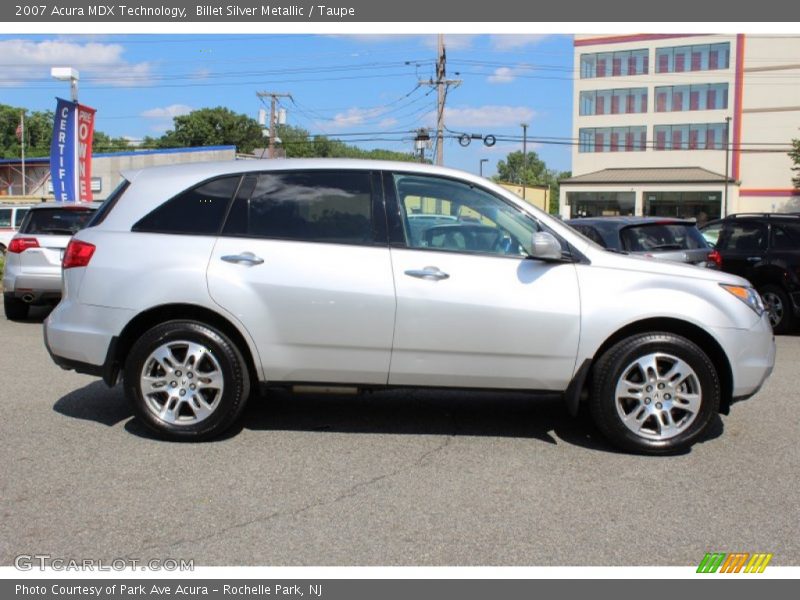 Billet Silver Metallic / Taupe 2007 Acura MDX Technology
