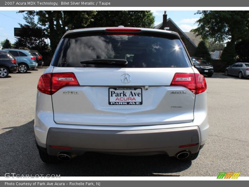 Billet Silver Metallic / Taupe 2007 Acura MDX Technology