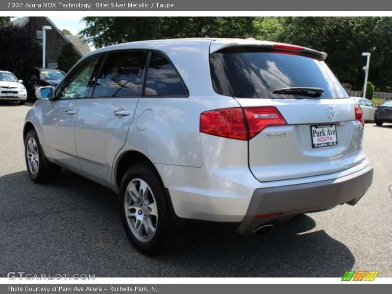 Billet Silver Metallic / Taupe 2007 Acura MDX Technology