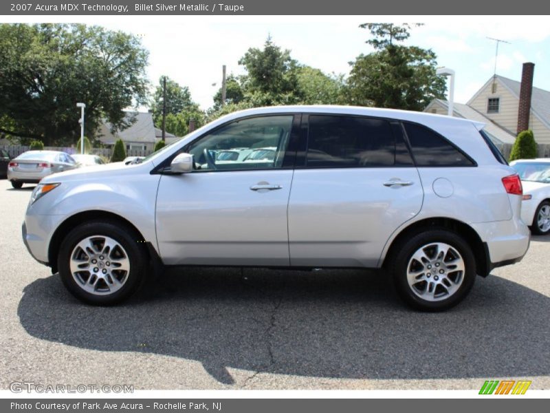 Billet Silver Metallic / Taupe 2007 Acura MDX Technology