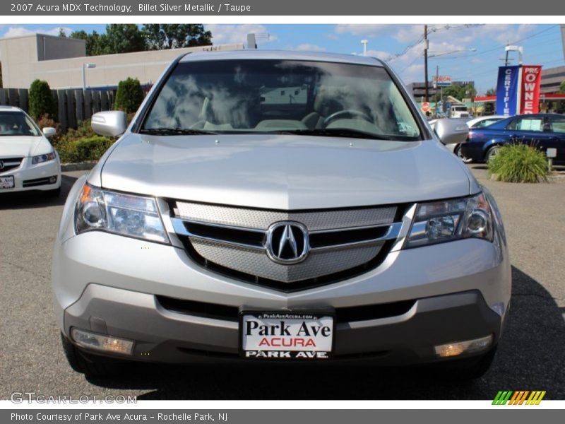 Billet Silver Metallic / Taupe 2007 Acura MDX Technology