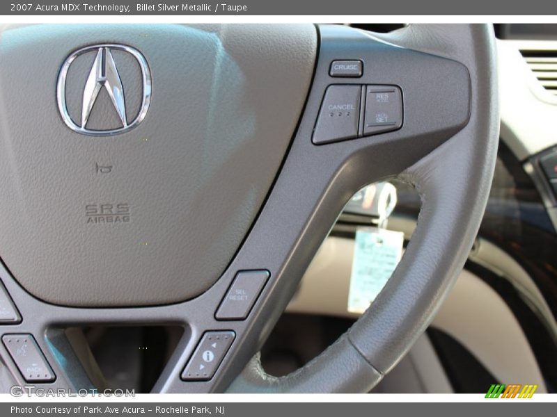 Billet Silver Metallic / Taupe 2007 Acura MDX Technology