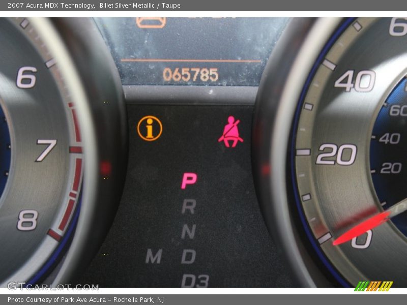 Billet Silver Metallic / Taupe 2007 Acura MDX Technology
