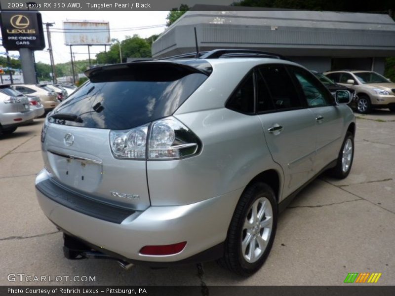 Tungsten Pearl / Black 2009 Lexus RX 350 AWD