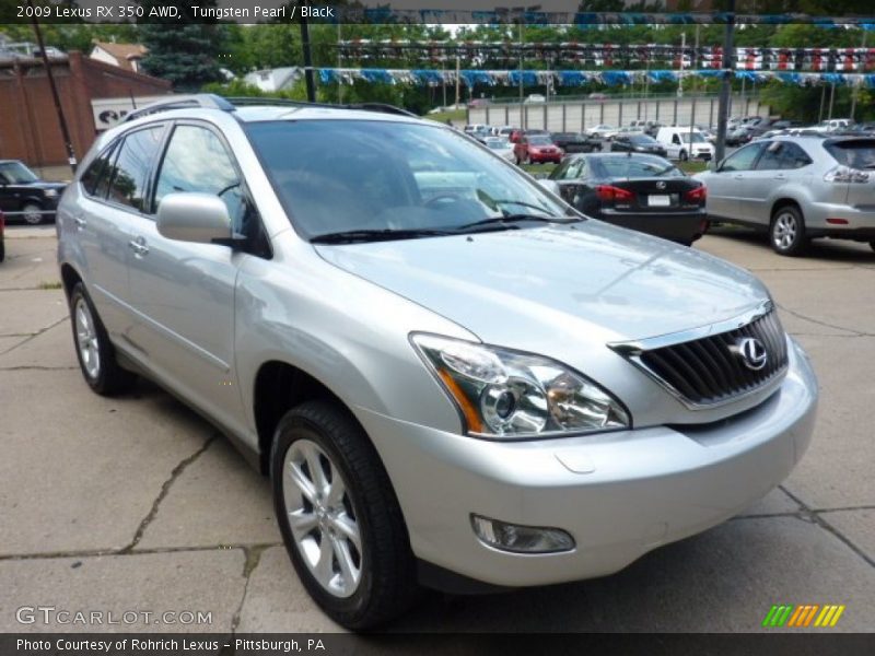 Tungsten Pearl / Black 2009 Lexus RX 350 AWD