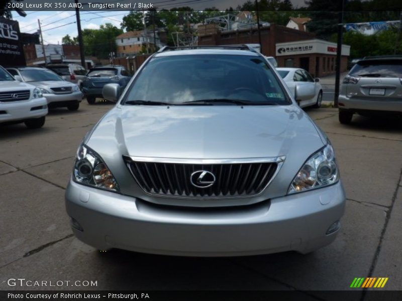 Tungsten Pearl / Black 2009 Lexus RX 350 AWD
