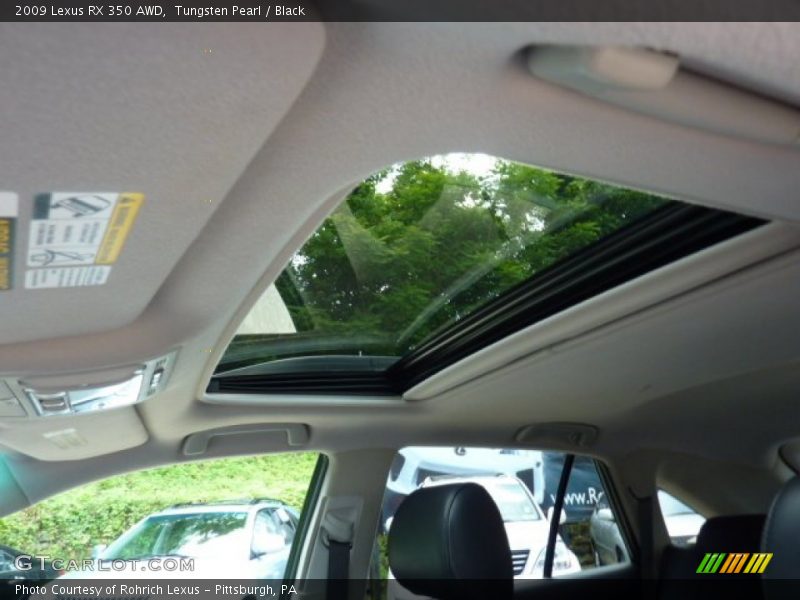 Tungsten Pearl / Black 2009 Lexus RX 350 AWD