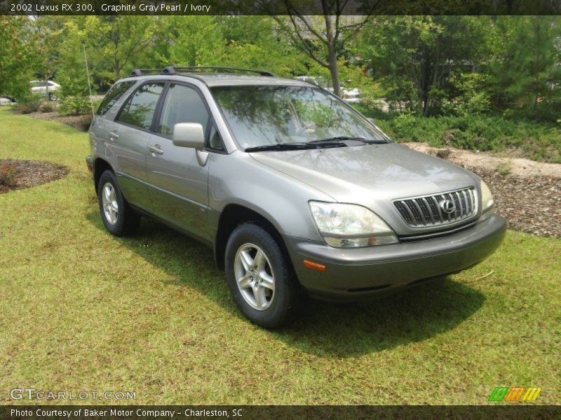 Graphite Gray Pearl / Ivory 2002 Lexus RX 300