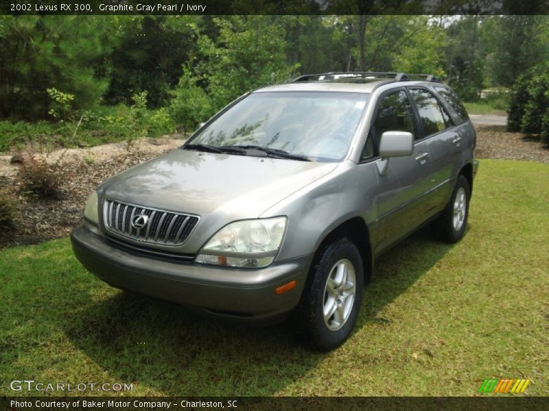 Graphite Gray Pearl / Ivory 2002 Lexus RX 300