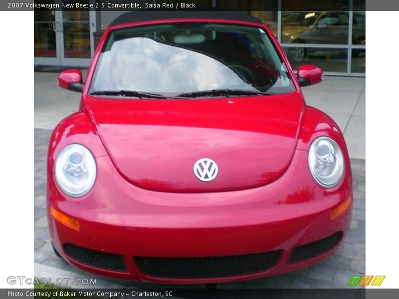 Salsa Red / Black 2007 Volkswagen New Beetle 2.5 Convertible