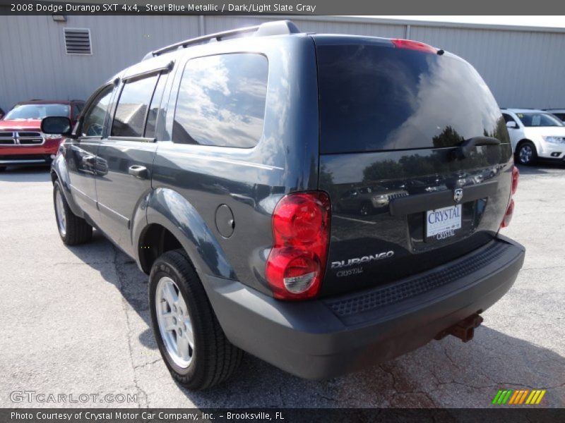 Steel Blue Metallic / Dark/Light Slate Gray 2008 Dodge Durango SXT 4x4